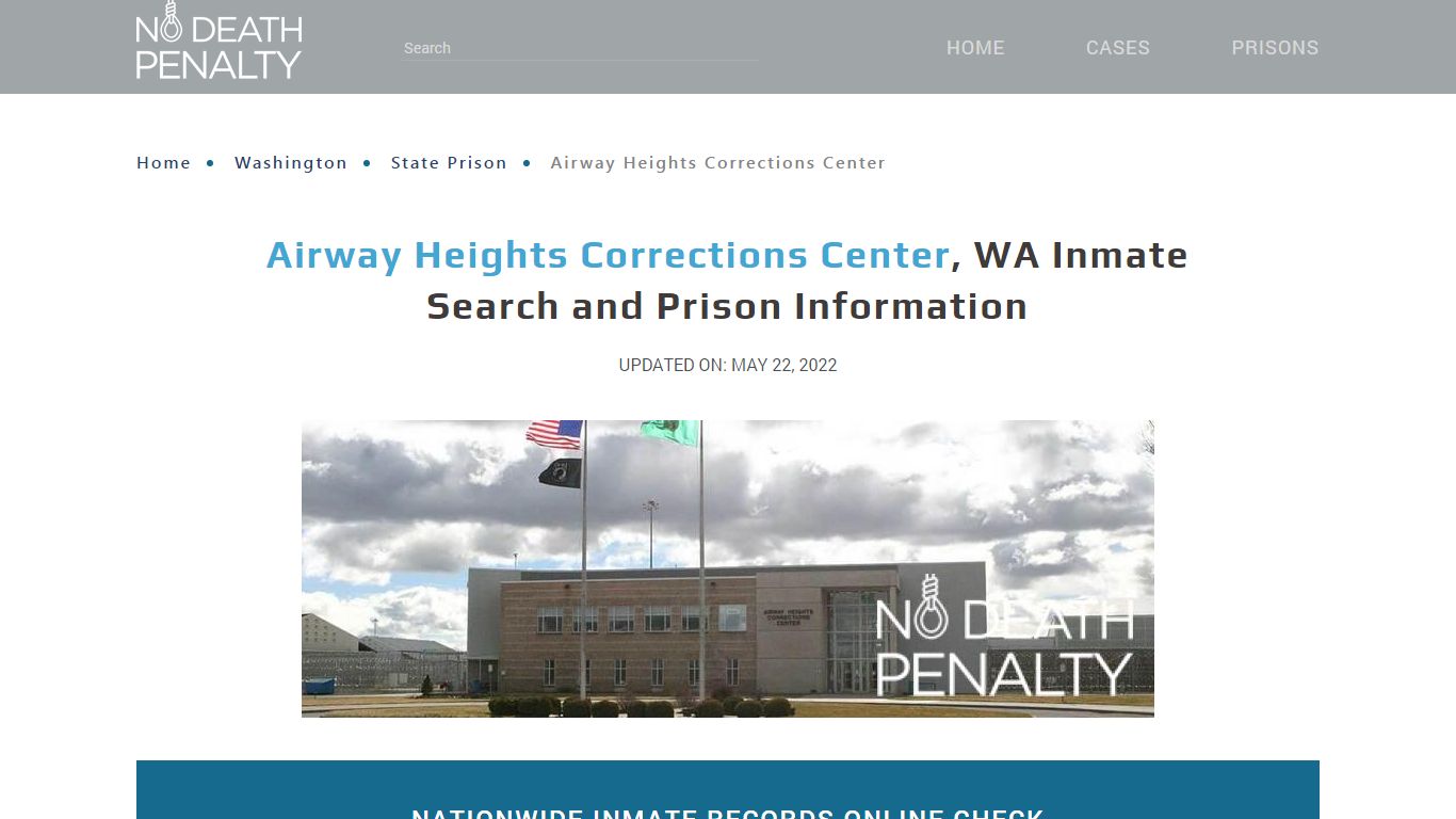 Airway Heights Corrections Center - End The Death Penalty!